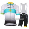 Set Fietsshirt + Korte Koersbroek 2017 Astana Pro Team Dames N002